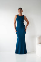 Oh Hello Clothing Women > Clothing > Dresses 1*DONE- Samantha Bow Detail Maxi Dress |TEAL