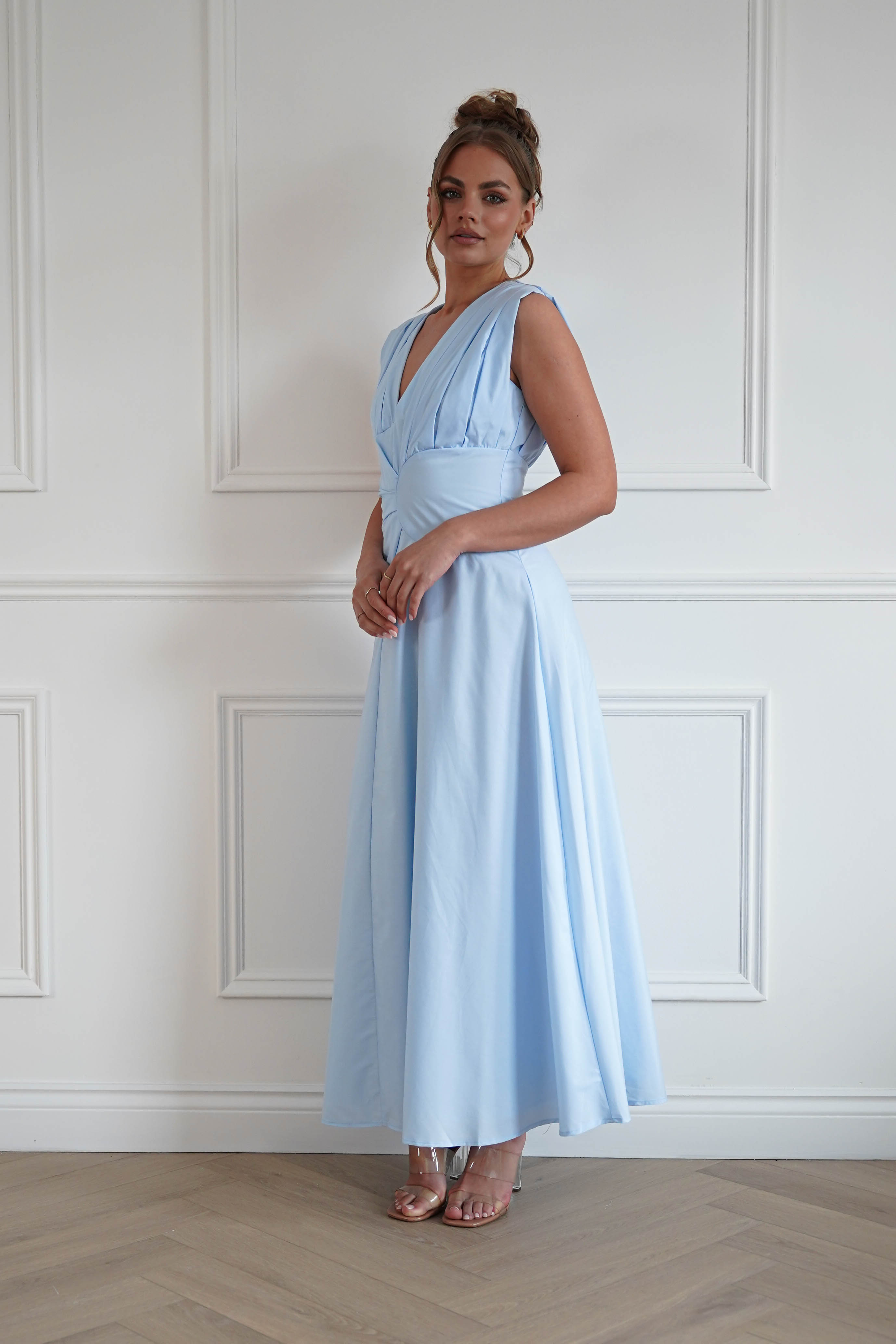 Oh Hello Clothing Women > Clothing > Dresses 1*DONE-SASHA-650979-BABYBLUE DRESS