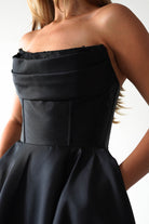 Pepper Strapless A-Line Maxi Gown | Black | Debs & Prom | Formal Gown | Oh Hello Clothing