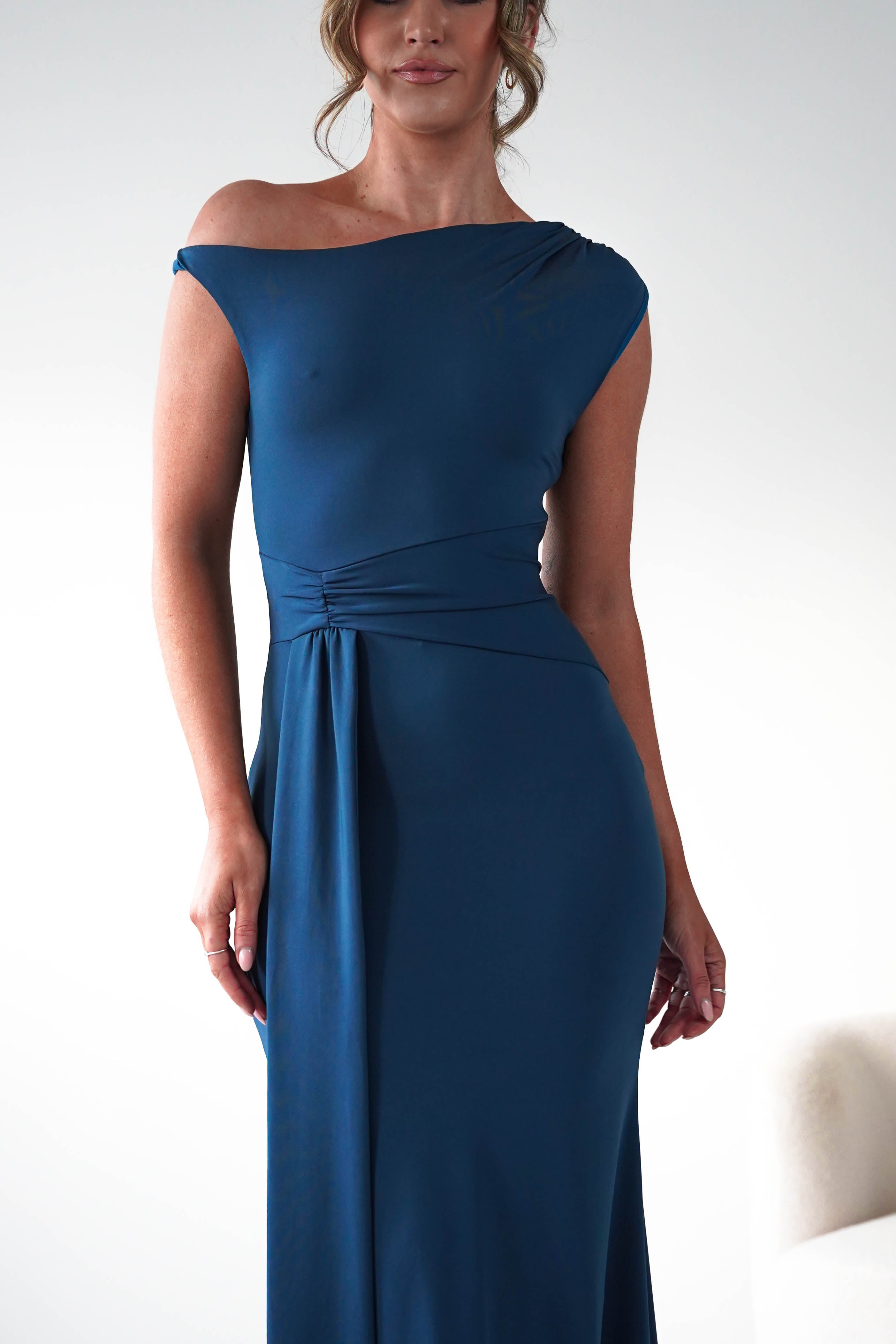 Oh Hello Clothing Dresses 1*DONE - Sleevless midi NAVY dress-OH25027