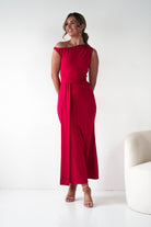 Oh Hello Clothing Dresses 1*DONE - Sleevless midi red dress-OH25027 (Copy)