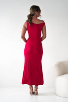 Oh Hello Clothing Dresses 1*DONE - Sleevless midi red dress-OH25027 (Copy)