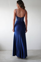 Stefani Rhinestone Bodice Gown | Navy | Debs & Prom | Formal Gown | Oh Hello Clothing