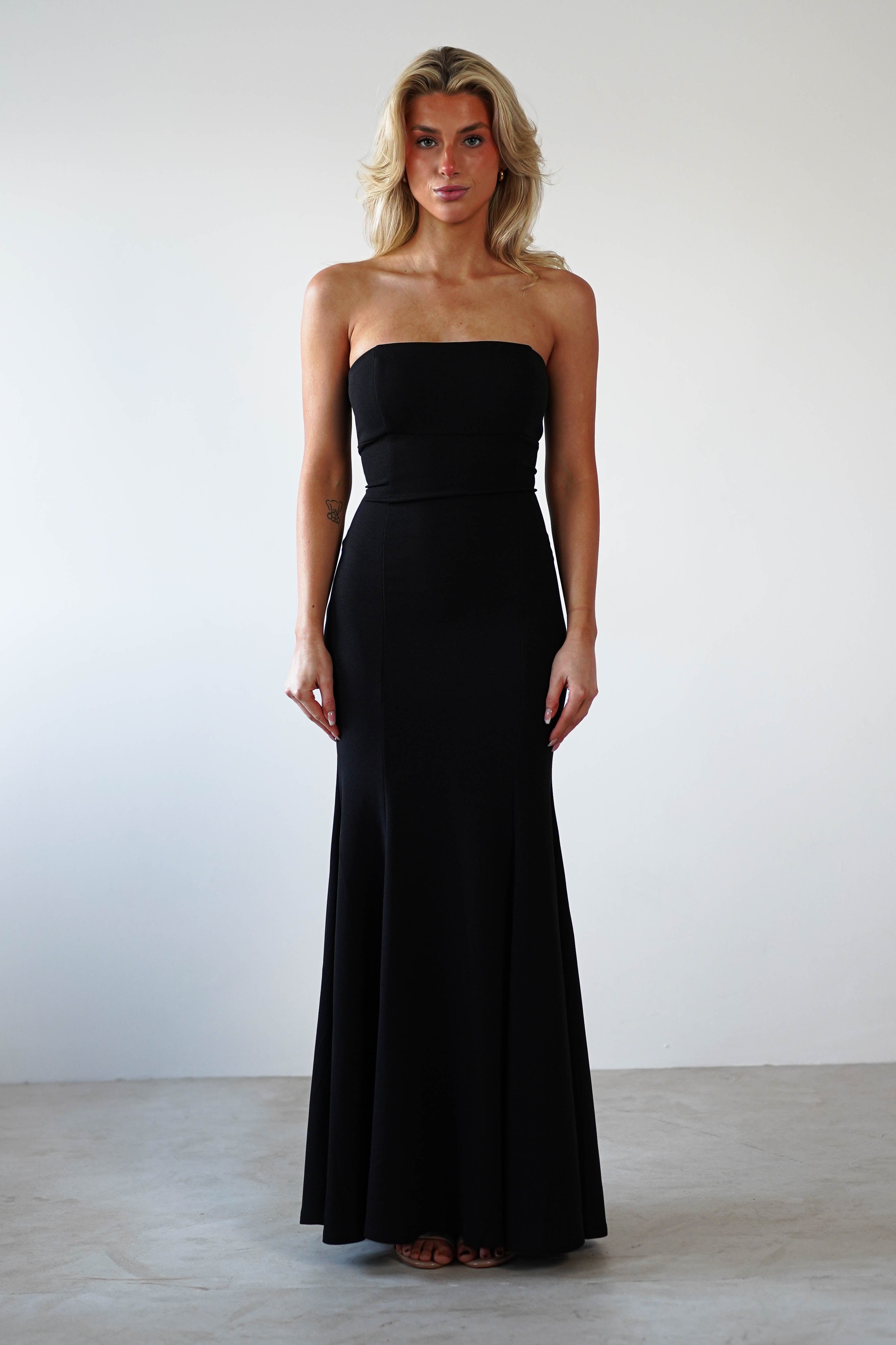 Charla Bodycon Maxi Gown | Black | Debs & Prom | Formal Gown | Oh Hello Clothing