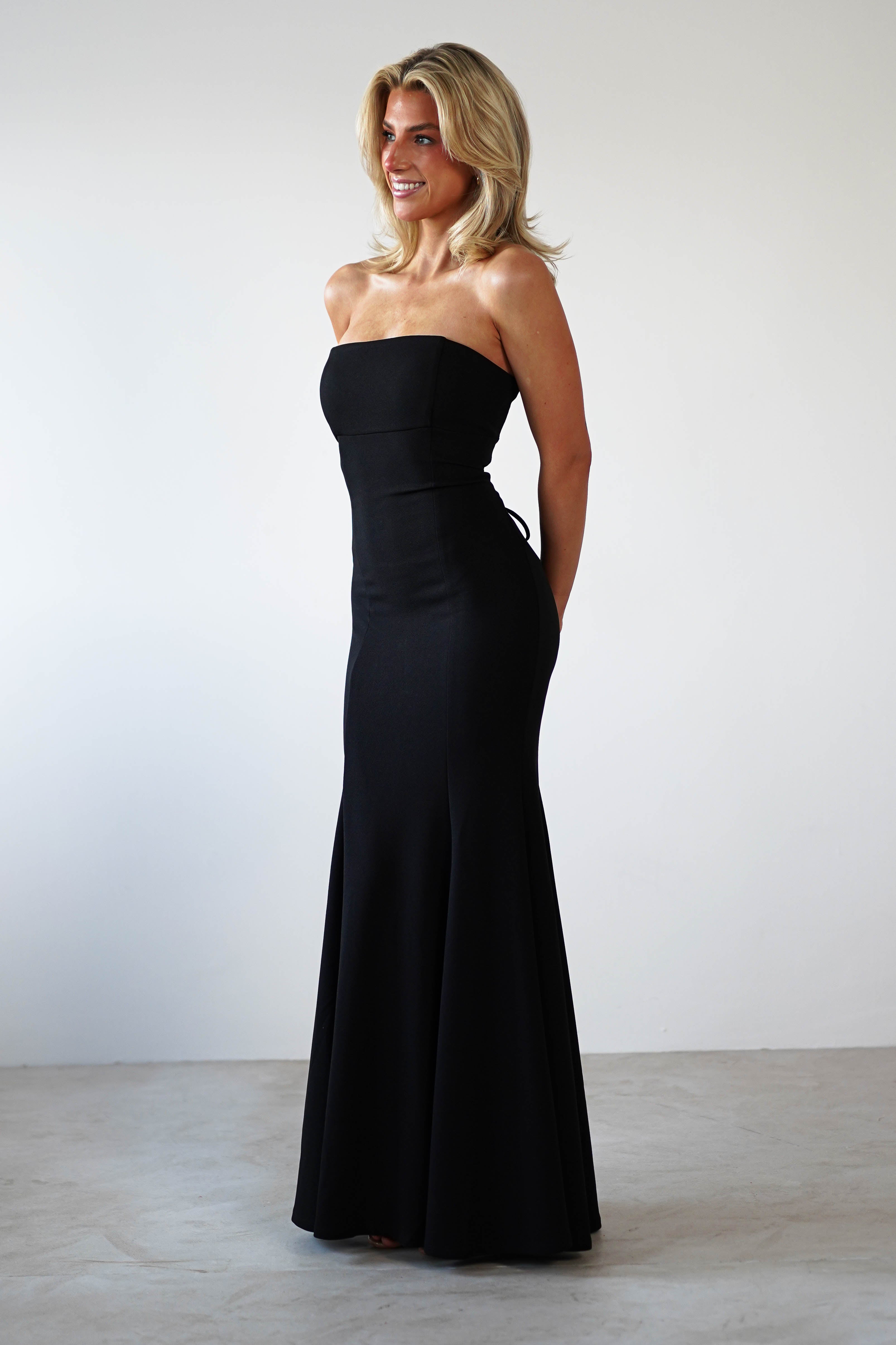 Charla Bodycon Maxi Gown | Black | Debs & Prom | Formal Gown | Oh Hello Clothing