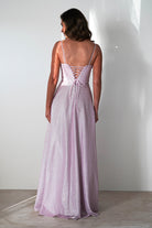 Luna Glitter Corset Aline Gown | Pink | Debs & Prom | Formal Gown | Oh Hello Clothing