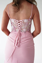 Oh Hello Clothing Dresses > Prom Dresses 1*DONE-T722- NEW GOWN in PINKwith beaded detail (Copy)
