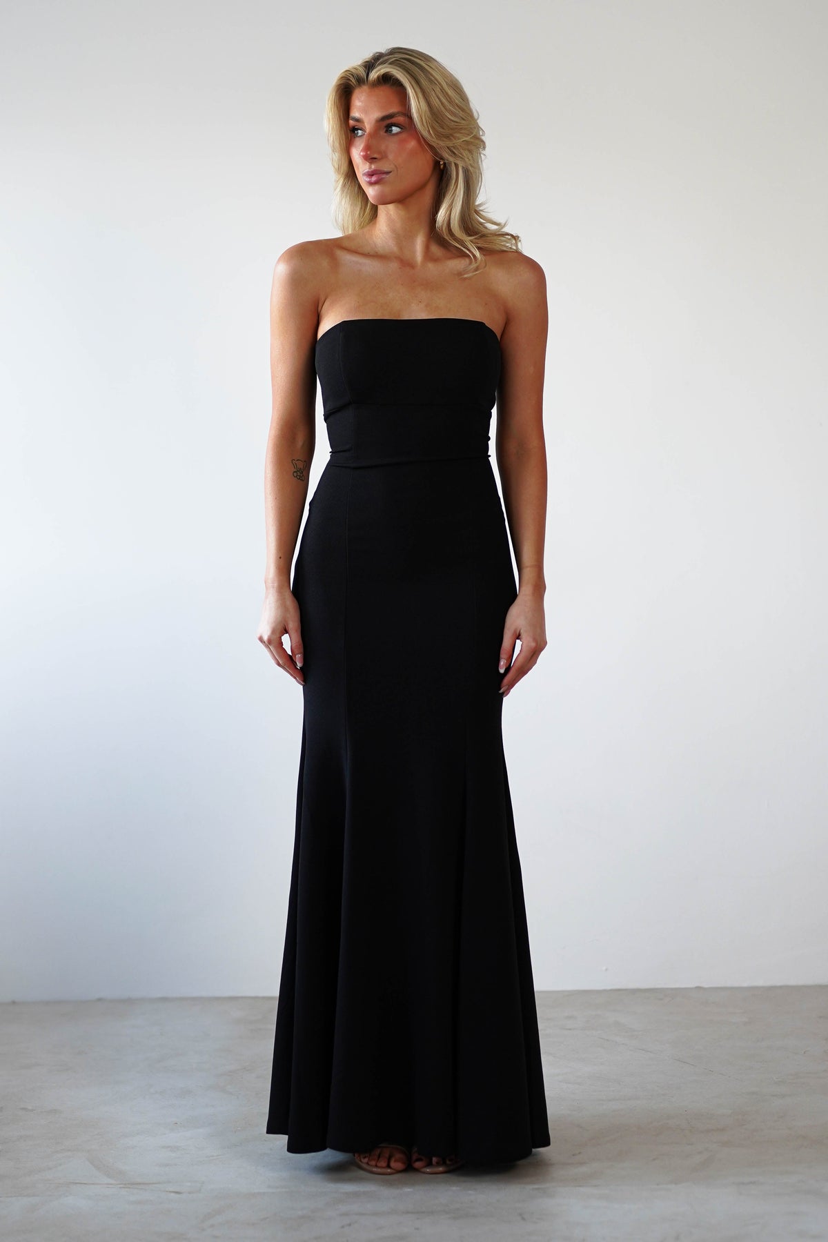 Charla Bodycon Maxi Gown | Black-Oh Hello Clothing