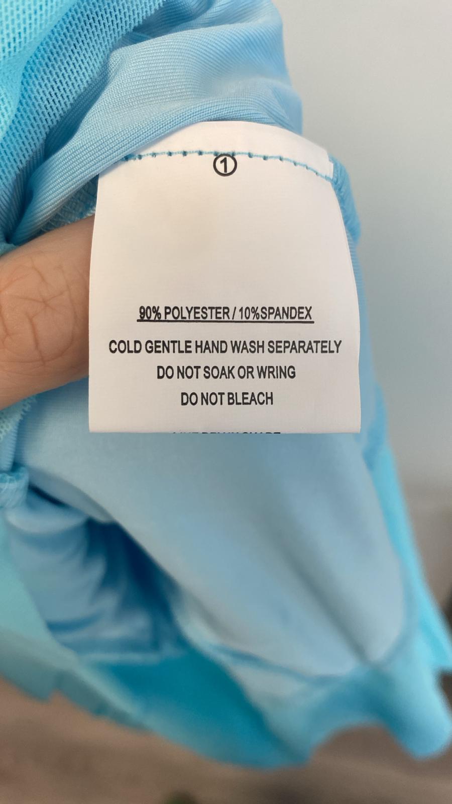 * DONE - Runaway Bodycon Ruffle Midi Dress | Light Blue ***KAARLO-Oh Hello Clothing