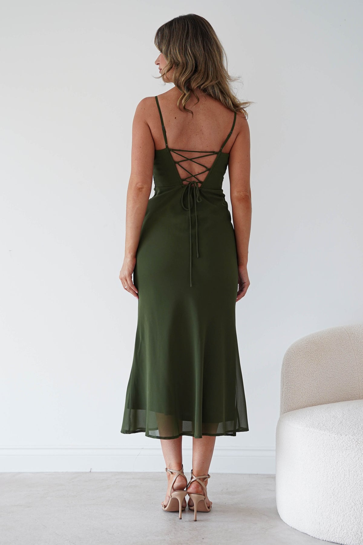 Fatima Sequin Cape Maxi Dress | Olive-Oh Hello Clothing