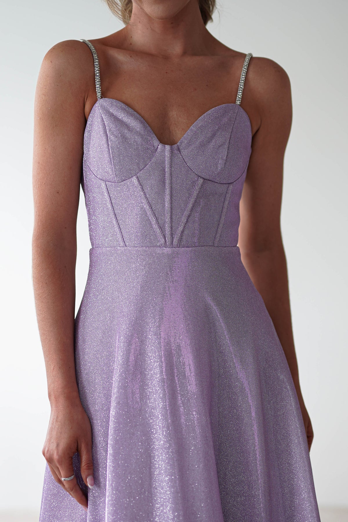 Marlene Glitter Gown | Lavendar-Oh Hello Clothing
