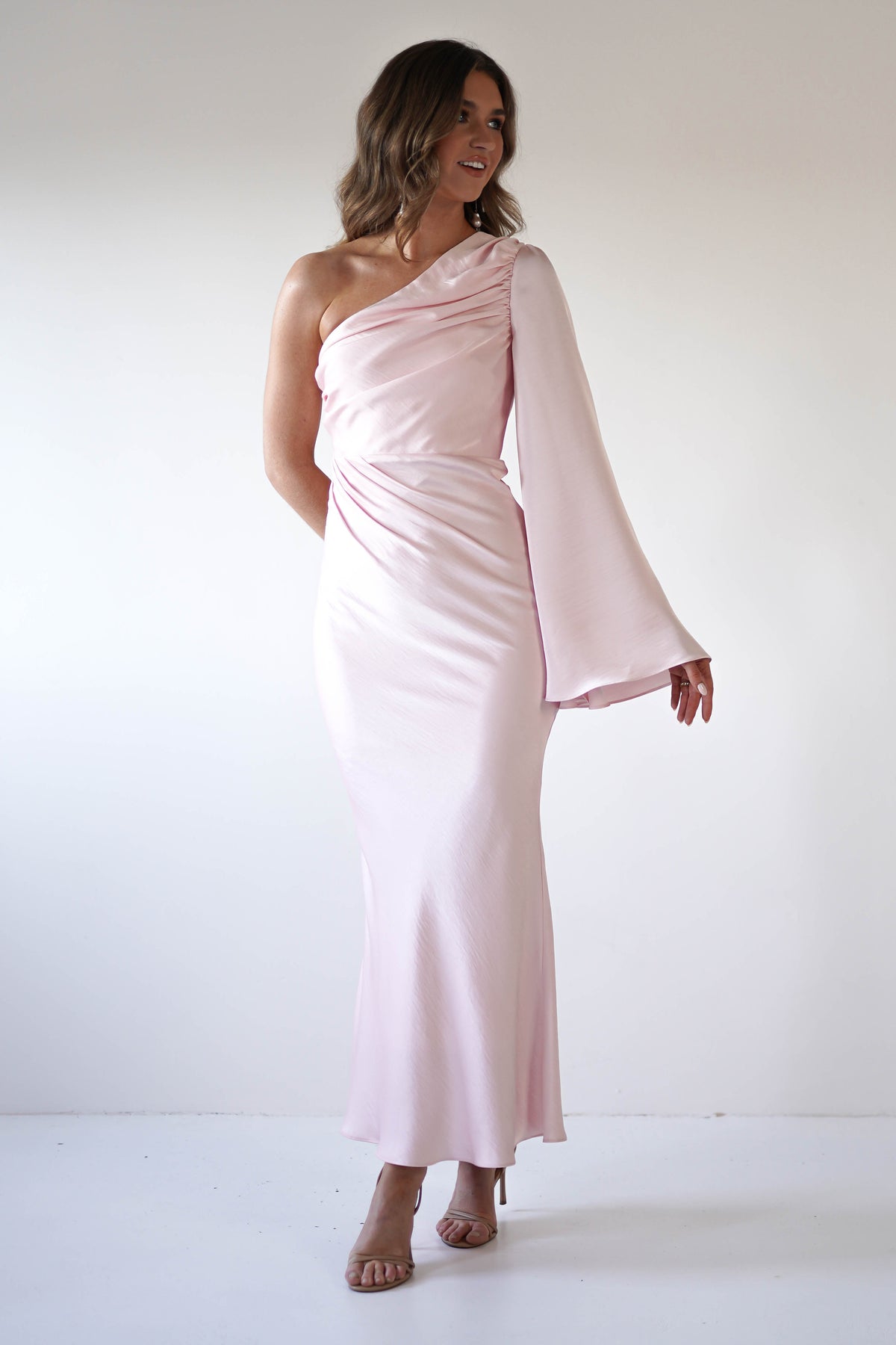 Sylvana Silky Maxi Dress | Pink-Oh Hello Clothing