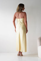 Oh Hello Clothing Women > Clothing > Dresses Adley Soft Satin Maxi Dress | Yellow