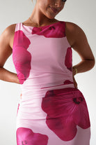 Aidia Floral Mesh Maxi Dress Pink | Wedding Guest Dress | Maxi | Mesh | Oh Hello Clothing