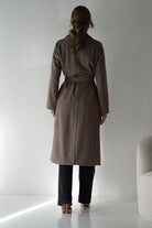 Oh Hello Clothing Blazer & Coats 1*DONE-ATTENTIF-M2533- TAUPE COAT