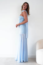Oh Hello Clothing Women > Clothing > Dresses Amora Strapless Structured Maxi Dress | Blue