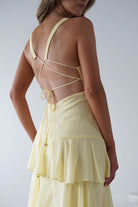Andalusia Ruffle Maxi Dress Yellow | Wedding Guest Dress | Maxi | Oh Hello Clothing