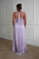 Oh Hello Clothing Dresses > Prom Dresses Aveline Luminescent Pleated Maxi Dress | Lilac