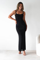 Billini Bodycon Backless Maxi Dress Black | Wedding Guest Dress | Backless | Bodycon | Oh Hello Clothing