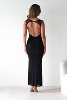 Billini Bodycon Backless Maxi Dress Black | Wedding Guest Dress | Backless | Bodycon | Oh Hello Clothing