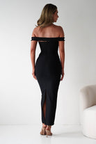 Blayke Bandage Maxi Dress | Black Tie | Embellished Pearls | Oh Hello Clothing