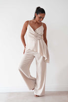 Oh Hello Clothing Women > Clothing > Dresses Bridget Asymmetric Co-Ord Set | Cream