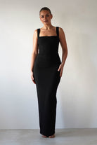 Brooke Square Neck Maxi Dress Black | Wedding Guest Dress | Square Neck | Maxi | Oh Hello Clothing