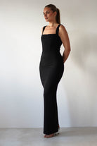 Brooke Square Neck Maxi Dress Black | Wedding Guest Dress | Square Neck | Maxi | Oh Hello Clothing