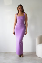 Brooke Square Neck Maxi Dress Lilac | Wedding Guest Dress | Square Neck | Maxi | Oh Hello Clothing