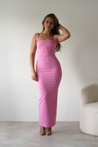 Brooke Square Neck Maxi Dress Pink | Wedding Guest Dress | Square Neck | Maxi | Oh Hello Clothing