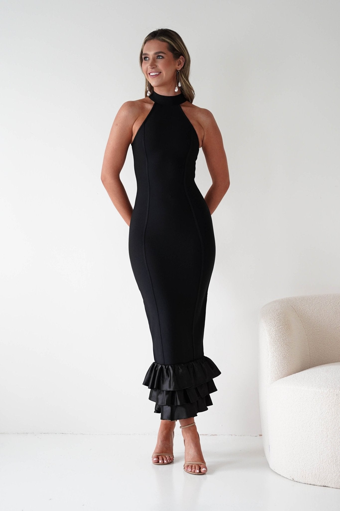 Bryonie Bodycon Bandage Maxi Dress | Black Tie & Graduation | Oh Hello Clothing