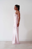 Oh Hello Clothing Dresses > Prom Dresses Cassie Strapless Corset Maxi Dress | Pink