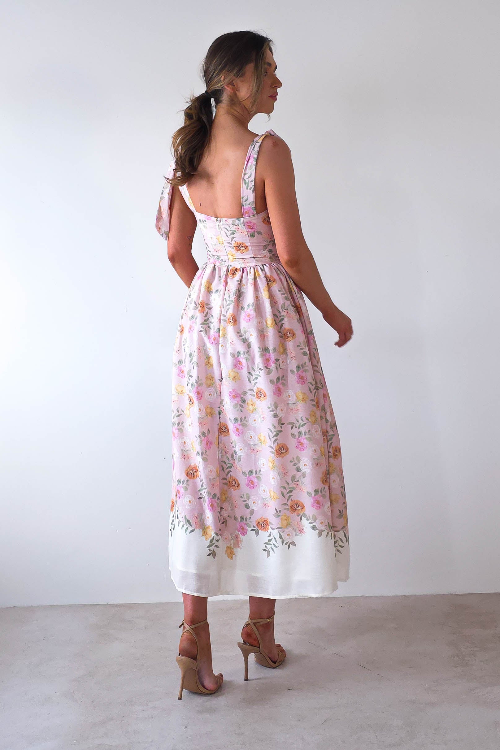 Chelsea Floral Maxi Dress Pink Print | Wedding Guest Dress | Maxi | Oh Hello Clothing