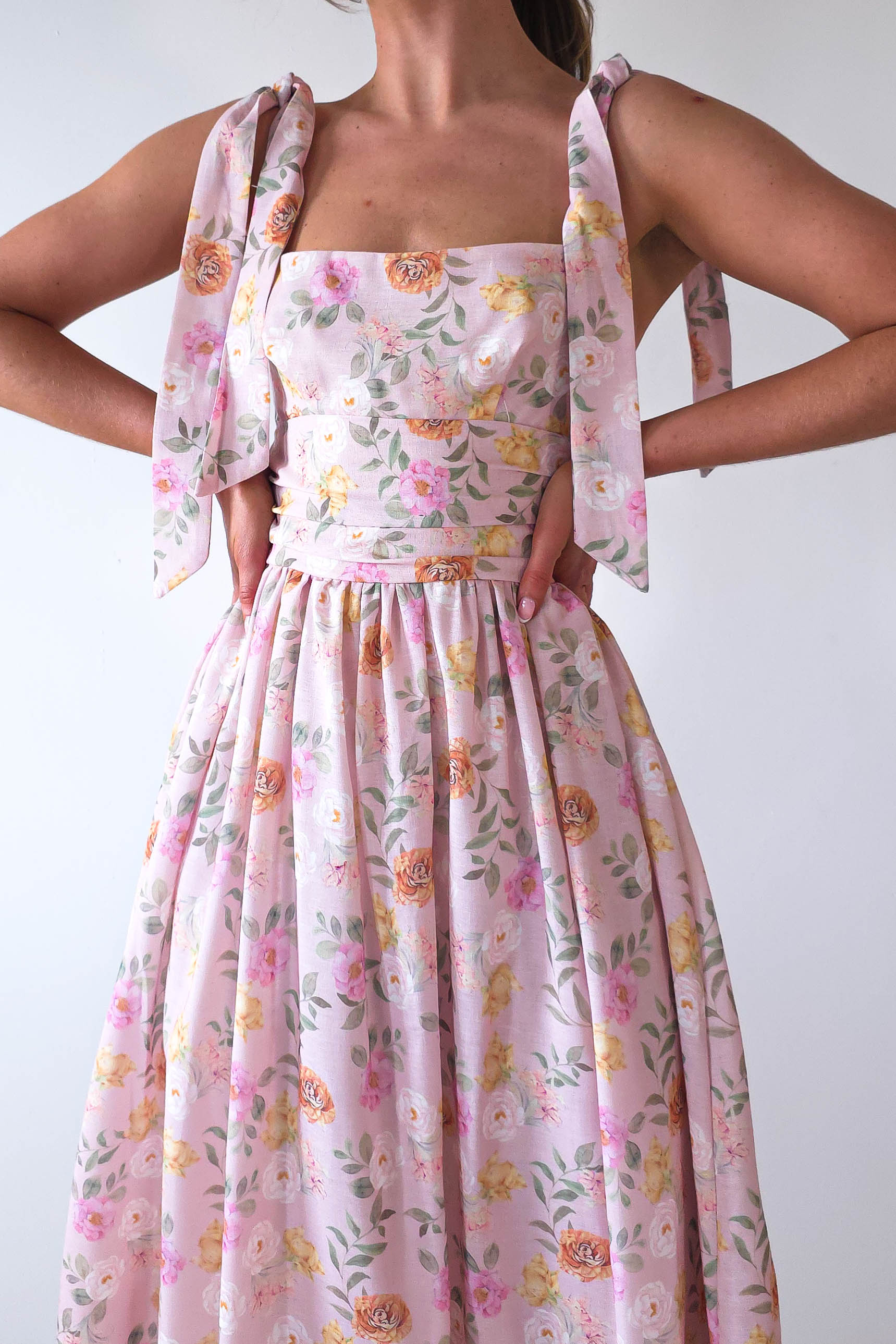 Chelsea Floral Maxi Dress Pink Print | Wedding Guest Dress | Maxi | Oh Hello Clothing