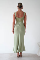 Oh Hello Clothing Women > Clothing > Dresses Cleo Lace Detail Maxi Dress | Sage Green