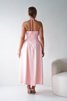 Oh Hello Clothing Women > Clothing > Dresses Daphne Embroidered Floral Midaxi Dress | Pink