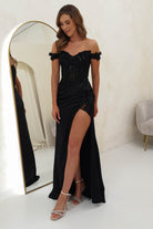 Khacy Embellished Gown | Black | Debs & Prom | Formal Gown | Oh Hello Clothing