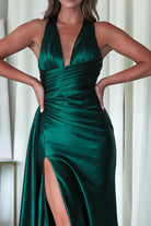 Daniella Halterneck Gown | Emerald Green | Debs & Prom | Formal Gown | Oh Hello Clothing