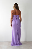 Caterina Strapless Maxi Dress Lilac | Wedding Guest Dress | Maxi | Oh Hello Clothing