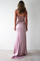 Theodora Strapless Embellished Gown | Mauve | Debs & Prom | Formal Gown | Oh Hello Clothing