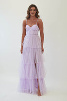 Geeniva Tulle Maxi Dress Lavendar | Wedding Guest Dress | Maxi | Oh Hello Clothing
