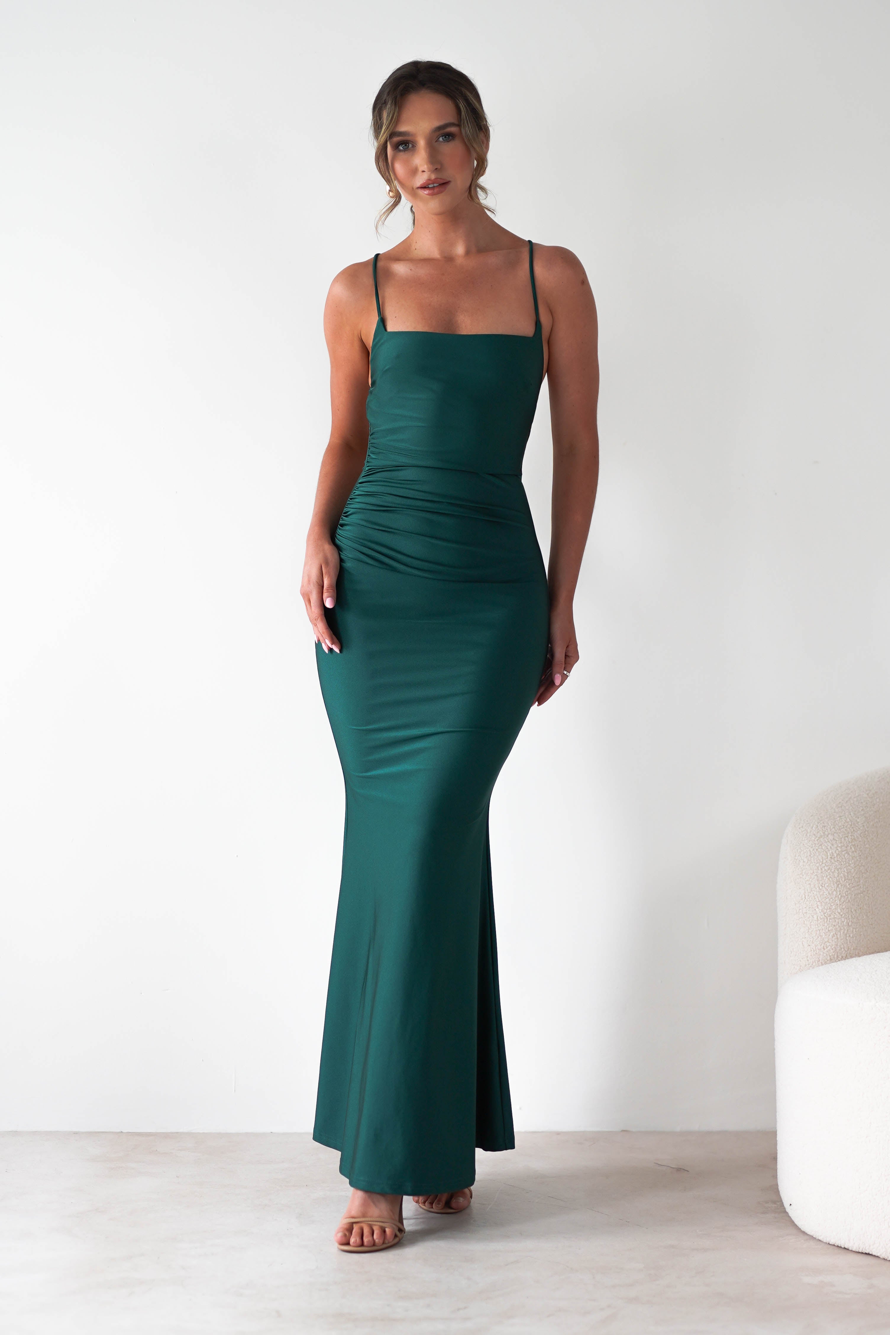 Monette Bodycon Maxi Gown | Emerald Green | Debs & Prom | Formal Gown | Oh Hello Clothing