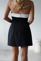 Annie Monochrom Mini Dress | Black/White | Oh Hello Clothing | Oh Hello Clothing