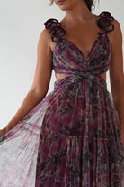 Flirtini Floral Tulle Maxi Dress Mixed Print | Wedding Guest Dress | Maxi | Oh Hello Clothing