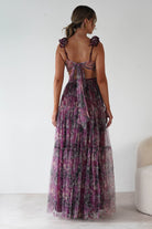 Flirtini Floral Tulle Maxi Dress Mixed Print | Wedding Guest Dress | Maxi | Oh Hello Clothing