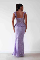 Oh Hello Clothing Women > Clothing > Dresses Hailey Lace Top and Skirt Set | Lilac