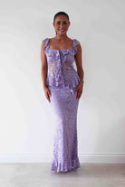 Oh Hello Clothing Women > Clothing > Dresses Hailey Lace Top and Skirt Set | Lilac