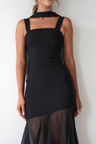 Harmony Square Neck Bodycon Maxi Dress Black | Wedding Guest Dress | Square Neck | Bodycon | Oh Hello Clothing