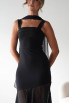 Harmony Square Neck Bodycon Maxi Dress Black | Wedding Guest Dress | Square Neck | Bodycon | Oh Hello Clothing