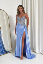Oh Hello Clothing Dresses 1*DONE -CINDERALLA-CD722- BLUE GOWN (Copy)